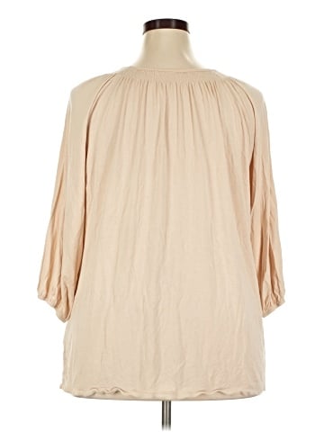 Unbranded 3/4 Sleeve T-Shirt (view 2)