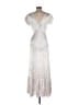 LoveShackFancy 100% Polyester Tie-dye Silver Pink Cocktail Dress Size 4 - photo 2