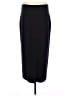 Eileen Fisher Solid Black Wool Skirt Size M - photo 2