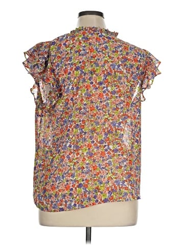 1.State Short Sleeve Blouse (view 2)