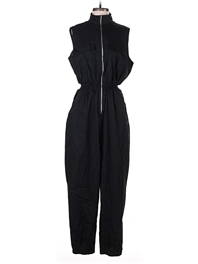 Pre-owned Justify Jumpsuit In Black