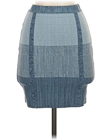 Bebe Denim Skirt (view 1)