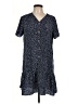 Unbranded 100% Polyester Polka Dots Blue Casual Dress Size L - photo 1