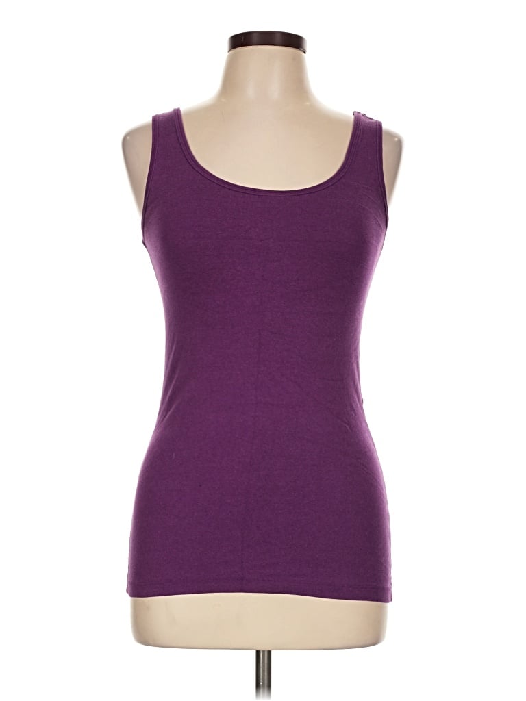 Pre-owned Mossimo Tank Top Purple Strapless Neckline Tops