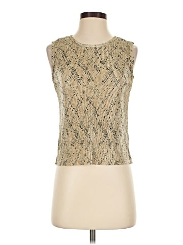 Plisse Sleeveless Blouse (view 1)