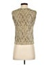 Plisse Gold Sleeveless Blouse Size S - photo 2