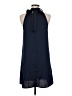 Aqua 100% Polyester Solid Blue Cocktail Dress Size M - photo 2