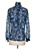 L'Agence Blue Long Sleeve Blouse Size XS (0) - photo 2