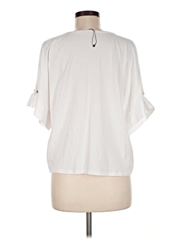 Zara W&B Collection Short Sleeve Blouse (view 2)