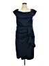 Xscape 100% Polyester Blue Cocktail Dress Size 22 - photo 1