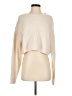 LA Hearts Metallic Ivory Pullover Sweater Size S - photo 1