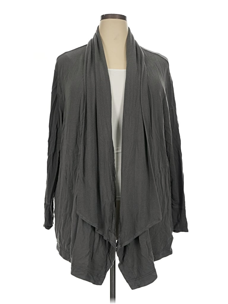 Pre-owned Athleta Kimono In Gray