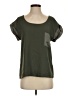 Collective Concepts 100% Polyester Green Short Sleeve Top Size S - photo 1