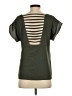 Collective Concepts 100% Polyester Green Short Sleeve Top Size S - photo 2