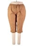 D&Co. Solid Brown Khakis Size 2X - photo 1