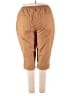 D&Co. Solid Brown Khakis Size 2X - photo 2