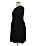 Apt. 9 Solid Black Casual Dress Size XL - photo 5