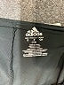 Adidas 100% Polyester Stripes Gray Skort Size 7 - 8 - photo 3