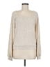 Michael Stars Metallic Ivory Pullover Sweater One size - photo 1