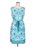 Studio One Paisley Blue Casual Dress Size XL - photo 1