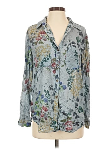 Pilcro Long Sleeve Blouse (view 1)