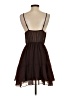 Commense 100% Polyester Solid Brown Casual Dress Size S - photo 2
