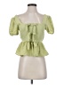 Mine Green Short Sleeve Blouse Size S - photo 1