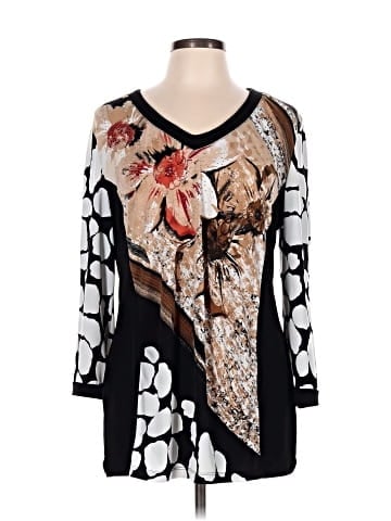 JM Collection 3/4 Sleeve T-Shirt (view 1)