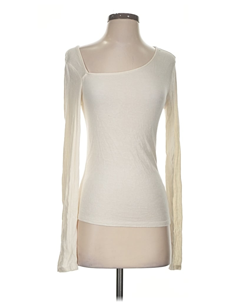 Pre-owned Double Zero Long Sleeve T-shirt In Ivory