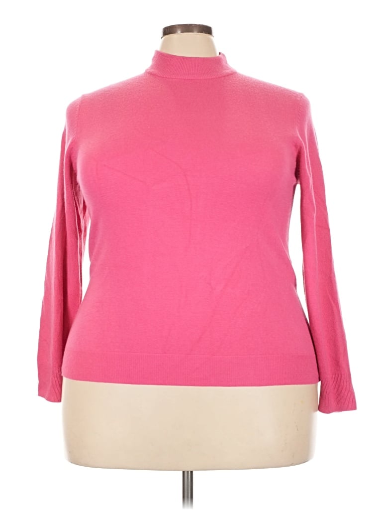Pre-owned Appleseeds Turtleneck Sweater In Pink