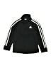 Adidas 100% Polyester Black Track Jacket Size 4 - photo 1