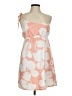 Roxy 100% Polyester Hearts Orange Cocktail Dress Size M - photo 1