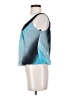 Wrapper 100% Polyester Blue Sleeveless Blouse Size S - photo 5