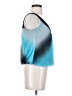 Wrapper 100% Polyester Blue Sleeveless Blouse Size S - photo 4