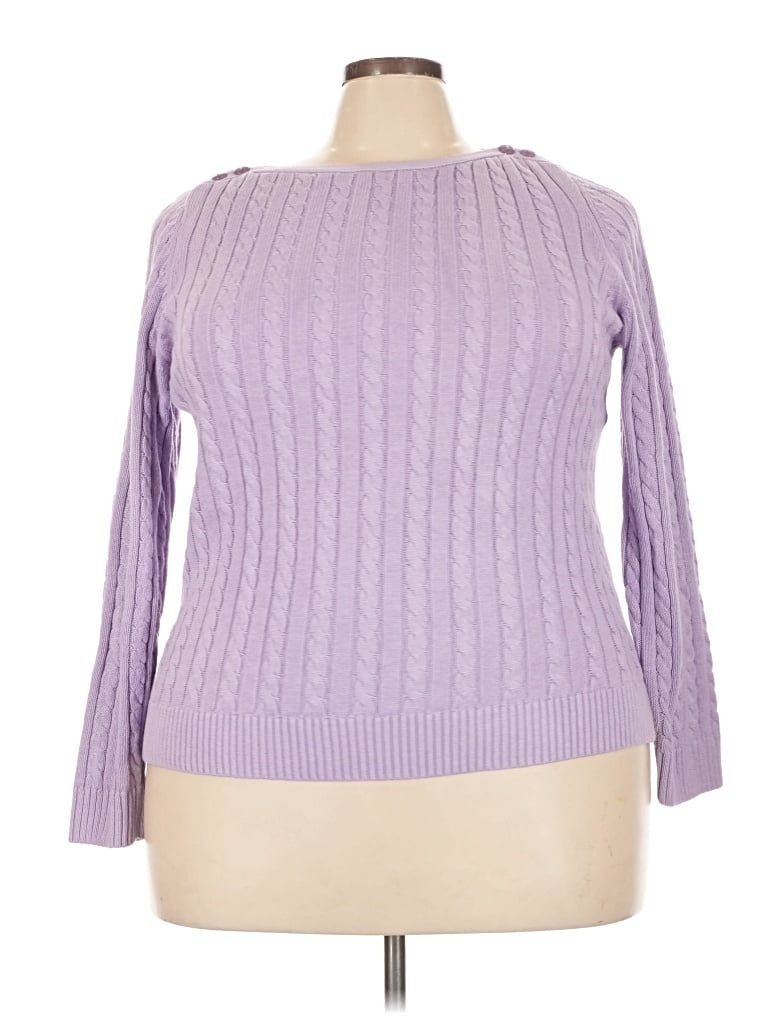 Pre-owned Appleseeds Pullover Sweater In Purple