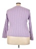 Appleseeds Purple Pullover Sweater Size 22 - photo 2