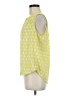 Pixley Yellow Sleeveless Blouse Size M - photo 5