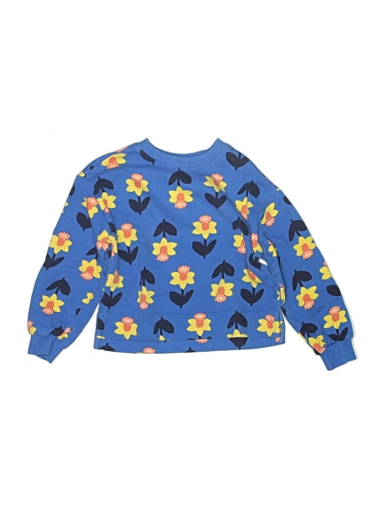 Pre-owned Hanna Andersson Kids' Pullover Sweater In Blue