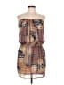 Fab'rik 100% Polyester Paisley Tan Casual Dress Size L - photo 1
