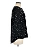 Daniel Rainn Stars Black Long Sleeve Blouse Size M - photo 4