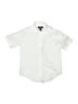 Lands' End Solid Ivory Short Sleeve Button-Down Shirt Size 8 - photo 1