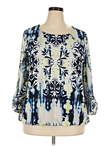 Alfani 3/4 Sleeve Blouse (view 1)
