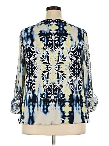 Alfani 3/4 Sleeve Blouse (view 2)
