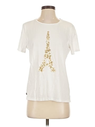 Karl Lagerfeld Paris Short Sleeve Top (view 1)