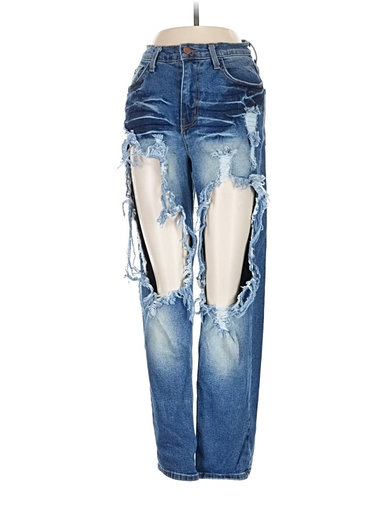 Pre-owned Vibrant M.i.u Jeans In Blue