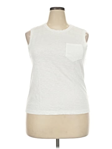 J.Crew Factory Store Sleeveless T-Shirt (view 1)