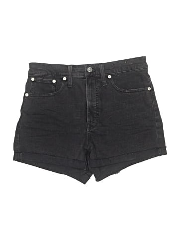 Madewell High-Rise Denim Shorts in Lunar Wash (view 1)