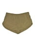 Athleta Solid Tan Khaki Shorts Size L - photo 1