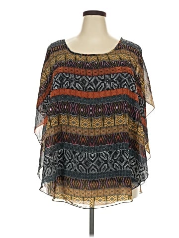 Unique Spectrum 3/4 Sleeve Blouse (view 1)