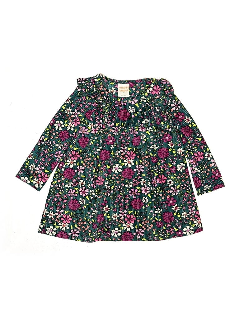 Pre-owned Jumping Beans Kids' Dress In Green